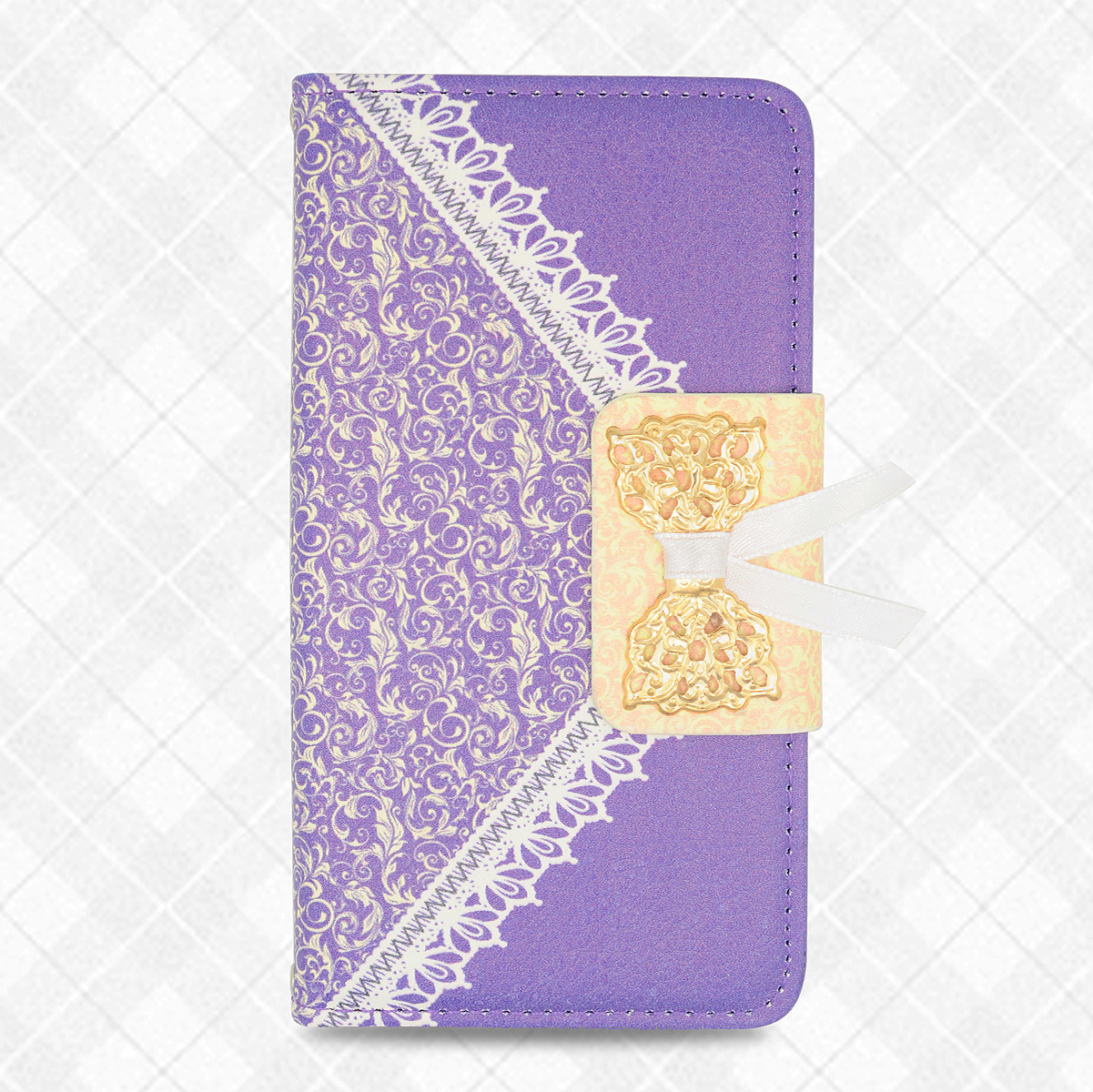 TM22 Series Protector Case Lace Pattern Wallet Pouch